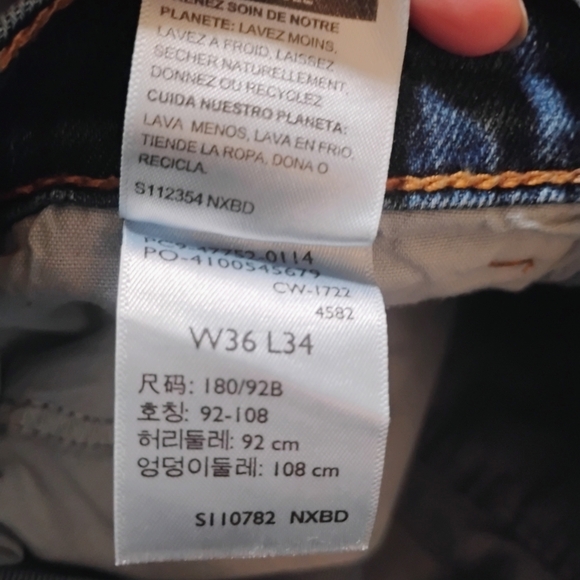 Denizen from Levi's Slim Straight Jeans - Medium Blue - Picture 7 of 14